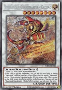 Swordsoul Grandmaster - Chixiao - Burst of Destiny - YuGiOh card