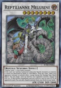 Reptilianne Melusine - Burst of Destiny - YuGiOh card