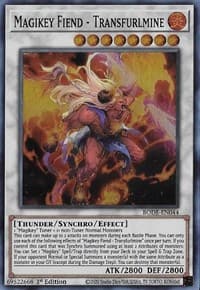 Magikey Fiend - Transfurlmine - Burst of Destiny - YuGiOh card