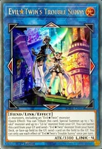 Evil Twin's Trouble Sunny - Burst of Destiny - YuGiOh card