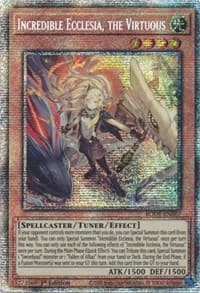 Incredible Ecclesia, the Virtuous (Starlight Rare) - Burst of Destiny - YuGiOh card
