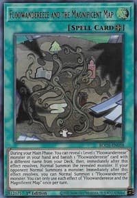 Floowandereeze and the Magnificent Map - Burst of Destiny - YuGiOh card