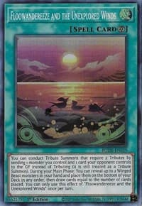 Floowandereeze and the Unexplored Winds - Burst of Destiny - YuGiOh card
