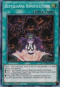 Reptilianne Ramifications - Burst of Destiny - YuGiOh card