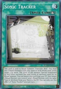 Sonic Tracker - Burst of Destiny - YuGiOh card