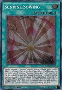 Sunvine Sowing - Burst of Destiny - YuGiOh card
