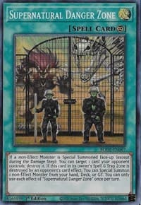 Supernatural Danger Zone - Burst of Destiny - YuGiOh card