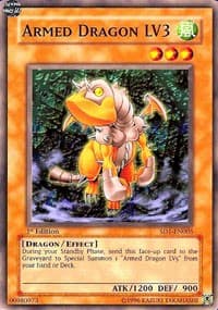 Armed Dragon LV3 - Structure Deck: Dragon's Roar - YuGiOh card
