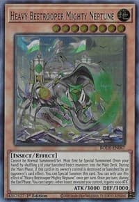 Heavy Beetrooper Mighty Neptune - Burst of Destiny - YuGiOh card