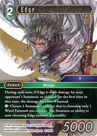 Edge - Crystal Dominion - Final Fantasy TCG card