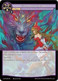 Phantasmal Scarlet - Game of Gods - Force of Will card