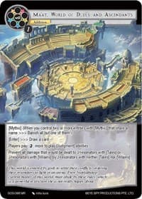 Ma'at, World of Duels and Ascendants - Game of Gods - Force of Will card