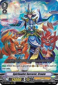 Spiritualist Sorcerer, Croute - D-VS01: V Clan Collection Vol.1 - Cardfight Vanguard card