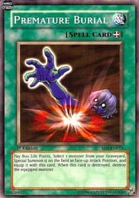 Premature Burial - Structure Deck: Dragon's Roar - YuGiOh card