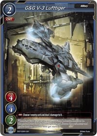 G&G V-3 Lufttiger - Starter Deck: New York Zombiepocalypse - Gate Ruler card
