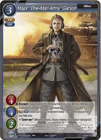 Major "One-Man Army" Garson - Aces of the Cosmos, Assemble! - Gate Ruler card
