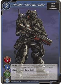 Private "The FNG" Bear - Aces of the Cosmos, Assemble! - Gate Ruler card