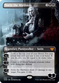 Sorin the Mirthless (Borderless) - Innistrad: Crimson Vow - Magic: The Gathering card