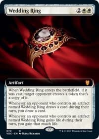 Wedding Ring (Extended Art) - Commander: Innistrad: Crimson Vow - Magic: The Gathering card