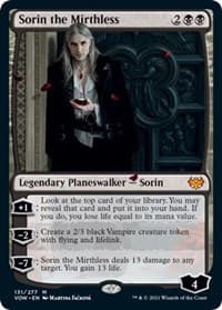 Sorin the Mirthless - Innistrad: Crimson Vow - Magic: The Gathering card
