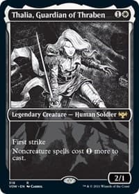 Thalia, Guardian of Thraben (Showcase) - Innistrad: Crimson Vow - Magic: The Gathering card