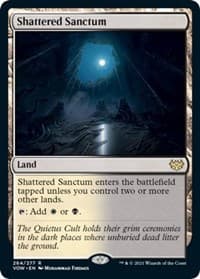 Shattered Sanctum - Innistrad: Crimson Vow - Magic: The Gathering card