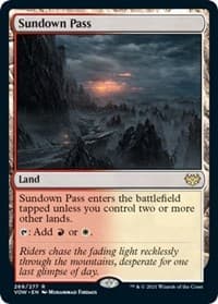 Sundown Pass - Innistrad: Crimson Vow - Magic: The Gathering card