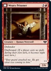 Weary Prisoner - Innistrad: Crimson Vow - Magic: The Gathering card