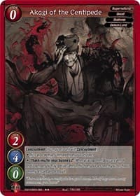 Akagi of the Centipede - Aces of the Cosmos, Assemble! - Gate Ruler card