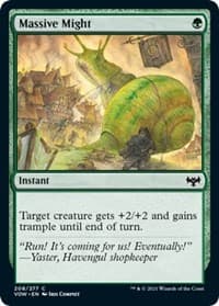 Massive Might - Innistrad: Crimson Vow - Magic: The Gathering card