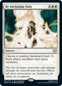 By Invitation Only - Innistrad: Crimson Vow - Magic: The Gathering card