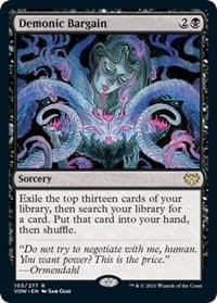 Demonic Bargain - Innistrad: Crimson Vow - Magic: The Gathering card