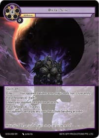 Dark Sun - Game of Gods - Force of Will card