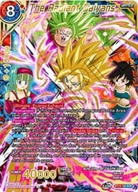 The Radiant Saiyans - Saiyan Showdown - Dragon Ball Super: Masters card
