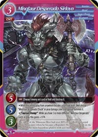 Minotaur Desperado Sirloyn - Aces of the Cosmos, Assemble! - Gate Ruler card