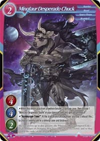 Minotaur Desperado Chuck - Aces of the Cosmos, Assemble! - Gate Ruler card