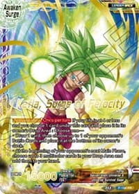 Kefla // Kefla, Surge of Ferocity (Gold Stamped) - Mythic Booster - Dragon Ball Super: Masters card