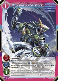 Bio Corps Predashark - Aces of the Cosmos, Assemble! - Gate Ruler card