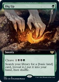 Dig Up (Extended Art) - Innistrad: Crimson Vow - Magic: The Gathering card