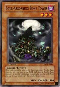 Soul-Absorbing Bone Tower - Structure Deck: Zombie Madness - YuGiOh card