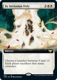 By Invitation Only (Extended Art) - Innistrad: Crimson Vow - Magic: The Gathering card
