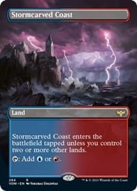 Stormcarved Coast (Borderless) - Innistrad: Crimson Vow - Magic: The Gathering card