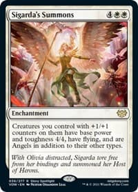 Sigarda's Summons - Innistrad: Crimson Vow - Magic: The Gathering card