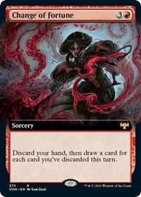 Change of Fortune (Extended Art) - Innistrad: Crimson Vow - Magic: The Gathering card