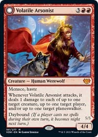 Volatile Arsonist - Innistrad: Crimson Vow - Magic: The Gathering card