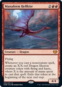 Manaform Hellkite - Innistrad: Crimson Vow - Magic: The Gathering card
