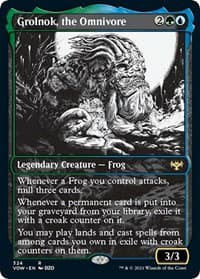 Grolnok, the Omnivore (Showcase) - Innistrad: Crimson Vow - Magic: The Gathering card