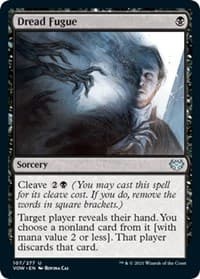 Dread Fugue - Innistrad: Crimson Vow - Magic: The Gathering card