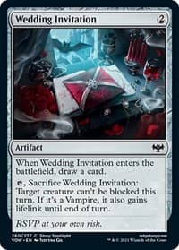 Wedding Invitation - Innistrad: Crimson Vow - Magic: The Gathering card