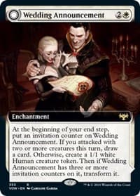 Wedding Announcement (Extended Art) - Innistrad: Crimson Vow - Magic: The Gathering card